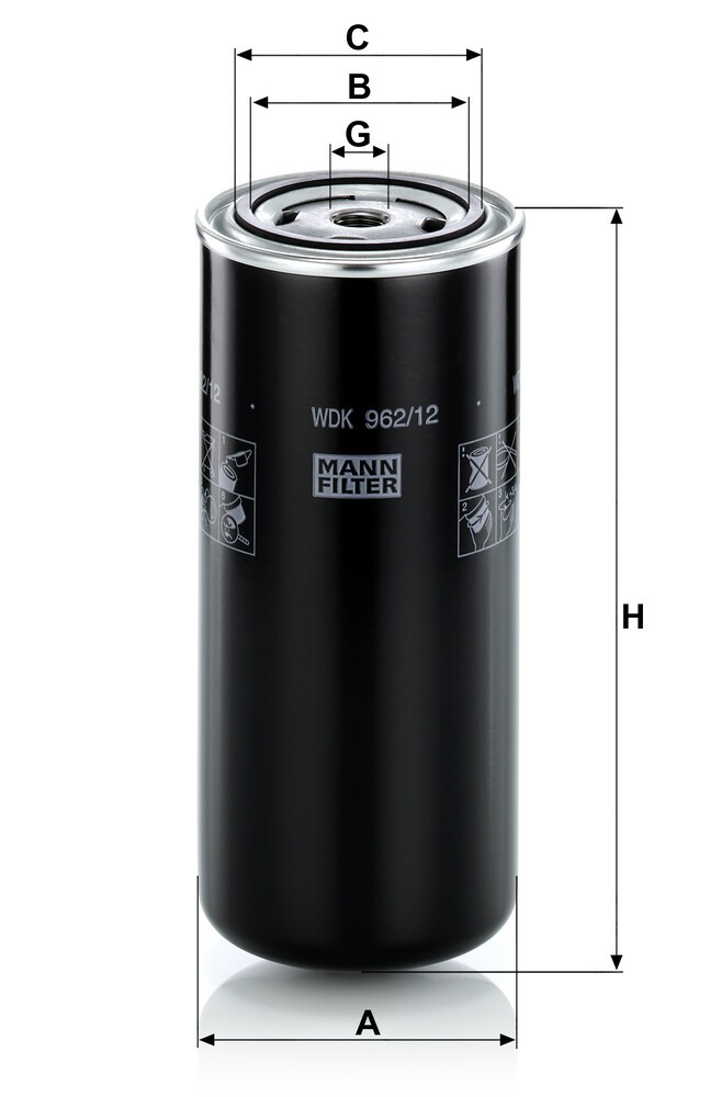 WDK96212 Mann-Filter Фільтр палива