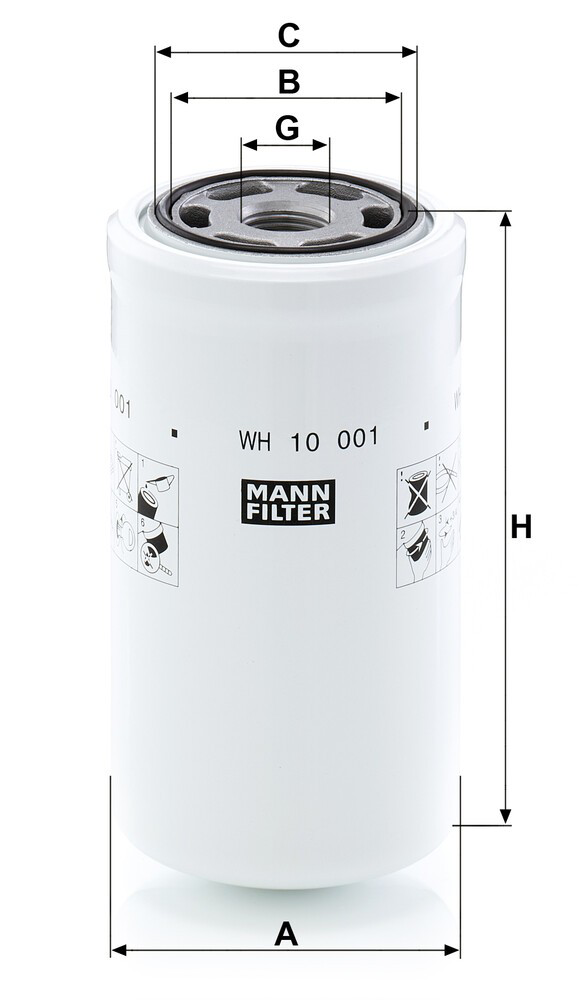 WH10001 Mann-Filter Масло в коробку автомат