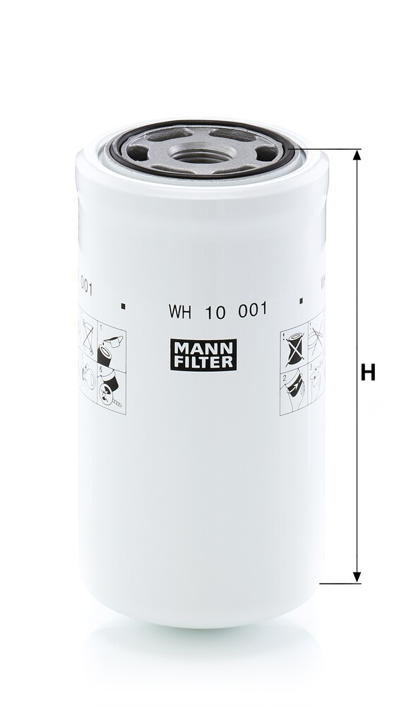 Фільтр коробки автомат Mann-Filter WH10001 ціна, від 119.22 USD