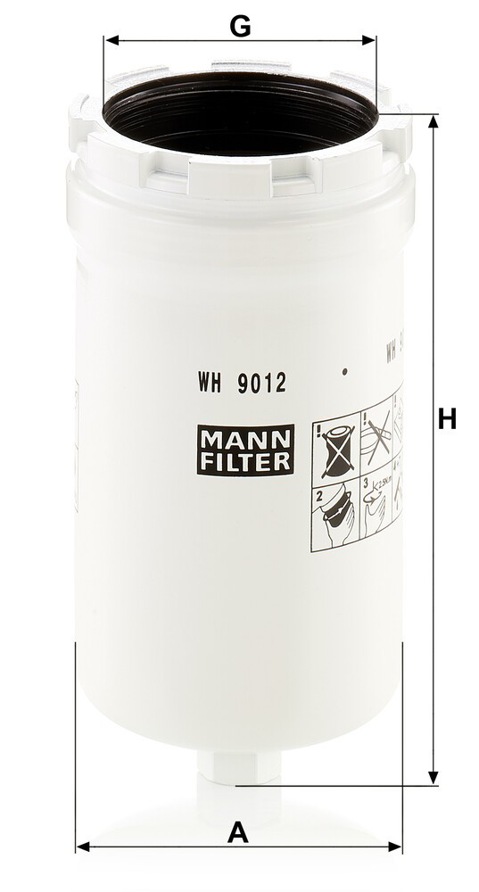 WH9012 Mann-Filter Фільтр гідравлічної системи