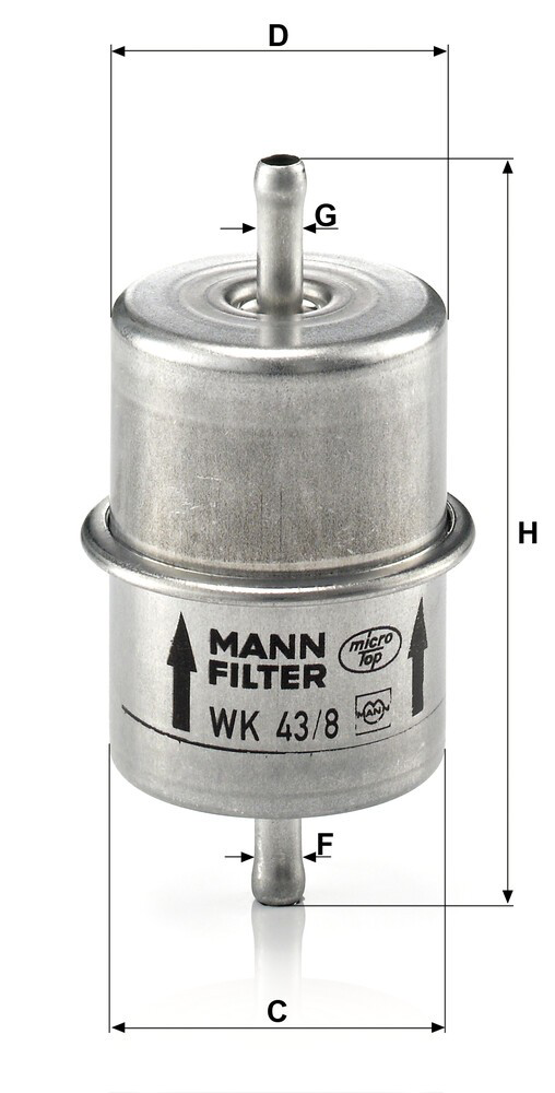 WK438 Mann-Filter Фільтр палива