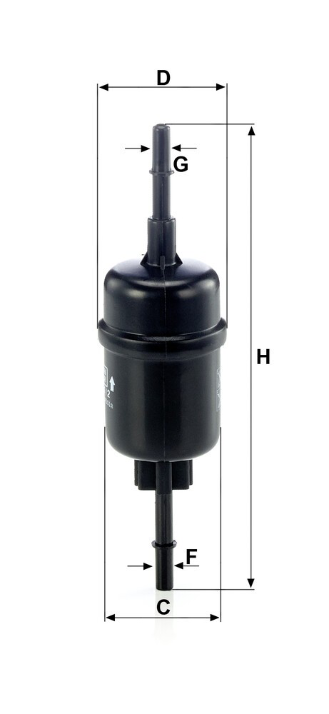 Фільтр тонкого очищення палива Mann-Filter WK5112 ціна, від 10.35 USD