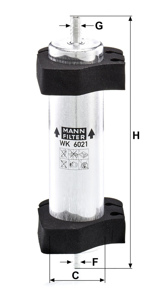 WK6021 Mann-Filter Фільтр палива