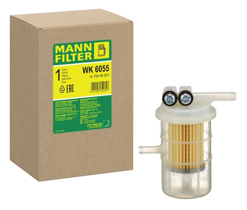 Паливний фільтр WK6055 Mann-Filter