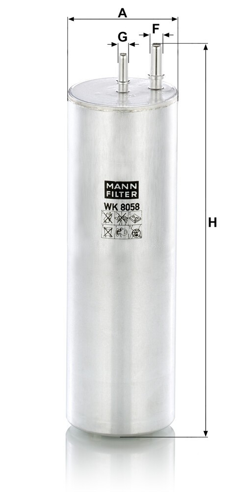 WK8058 Mann-Filter Фільтр палива