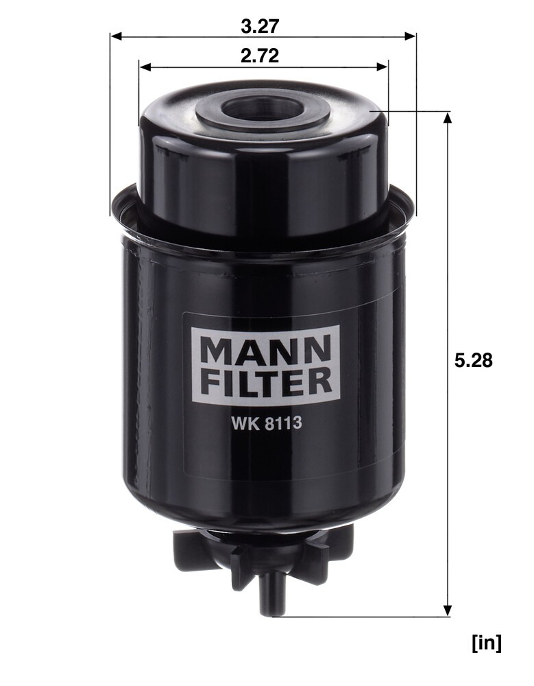 Купити WK8113 Mann-Filter Фільтр-відстійник палива грубої очистки