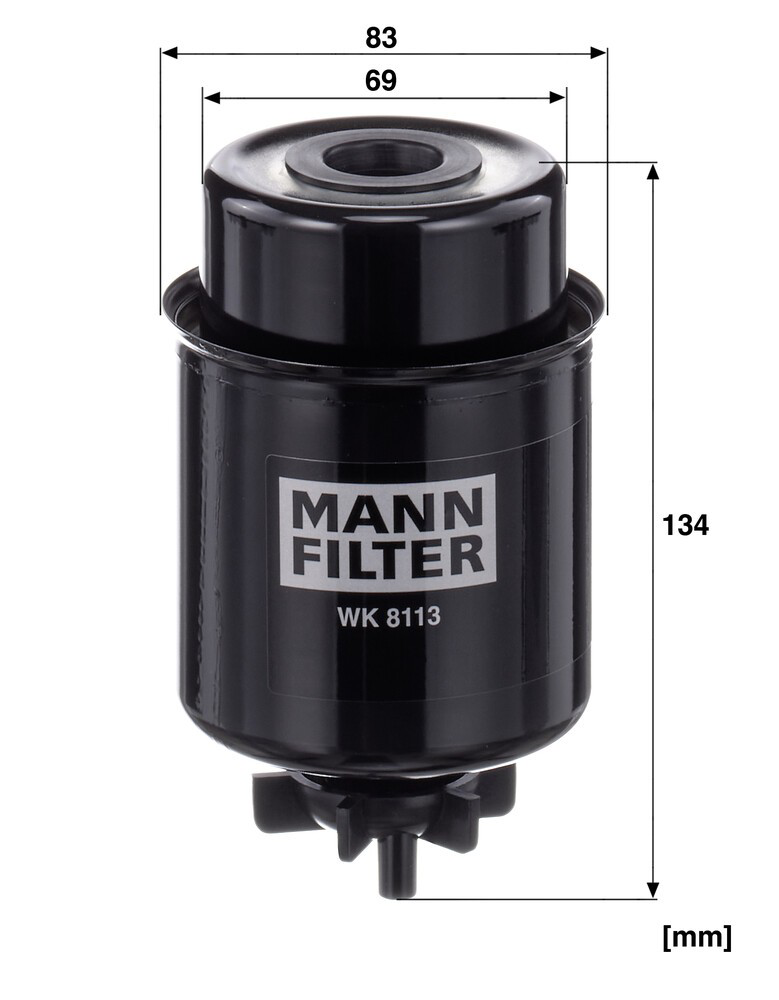 Фільтр тонкого очищення палива Mann-Filter WK8113 ціна, від 29.22 USD