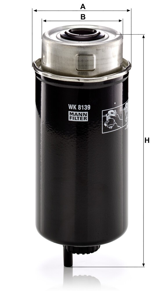 WK8139 Mann-Filter Фільтр палива
