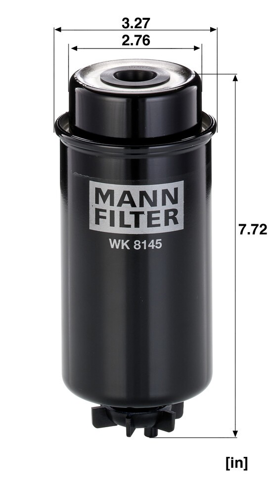 Фільтр тонкого очищення палива Mann-Filter WK8145 ціна, від 32.83 USD