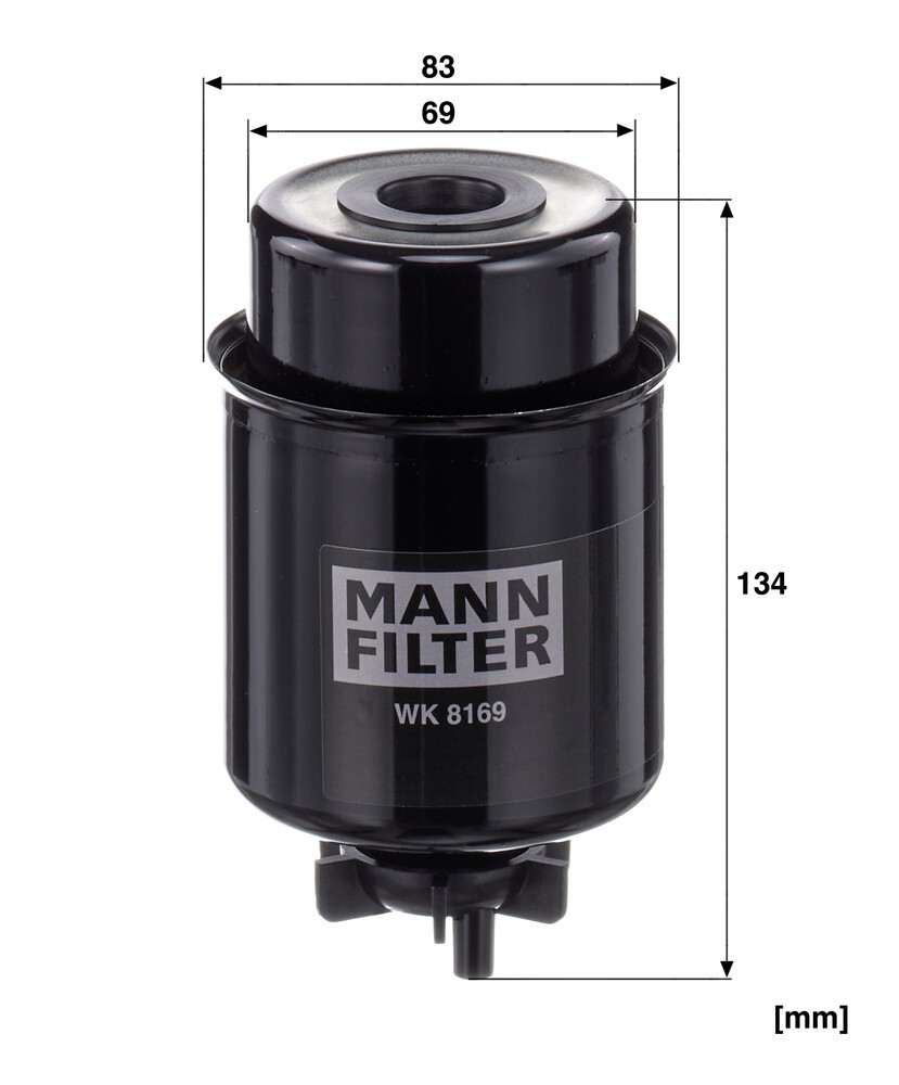 Купити WK8169 Mann-Filter Фільтр-відстійник палива грубої очистки