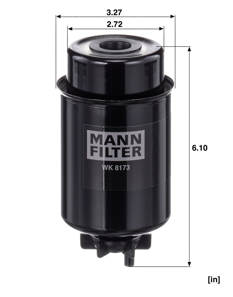 Купити WK8173 Mann-Filter Фільтр-відстійник палива грубої очистки