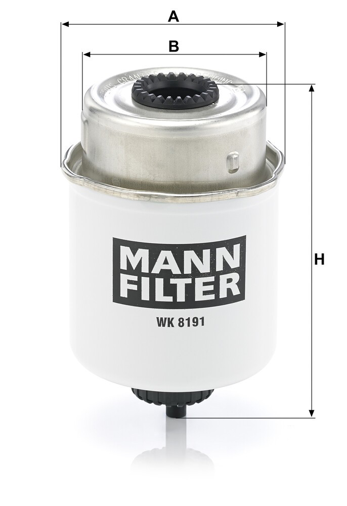 WK8191 Mann-Filter Фільтр палива