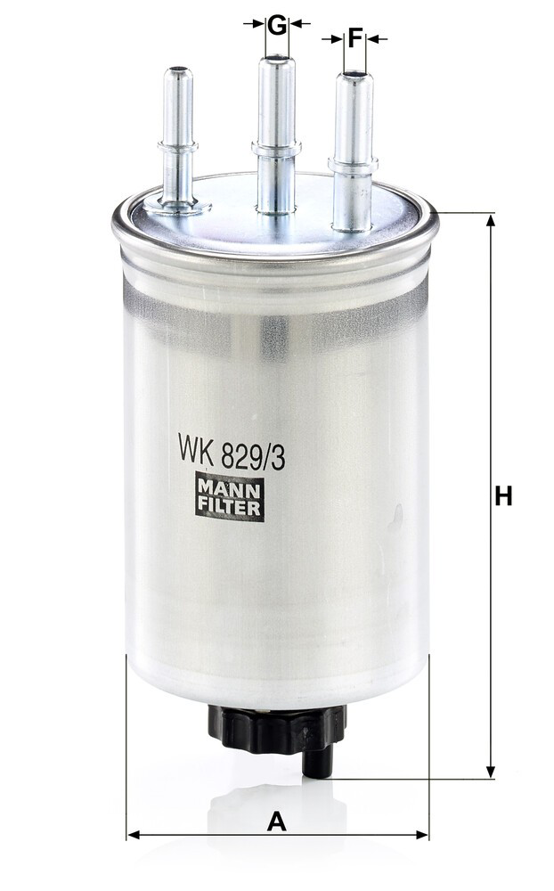 Купити WK8293 Mann-Filter Фільтр-відстійник палива грубої очистки