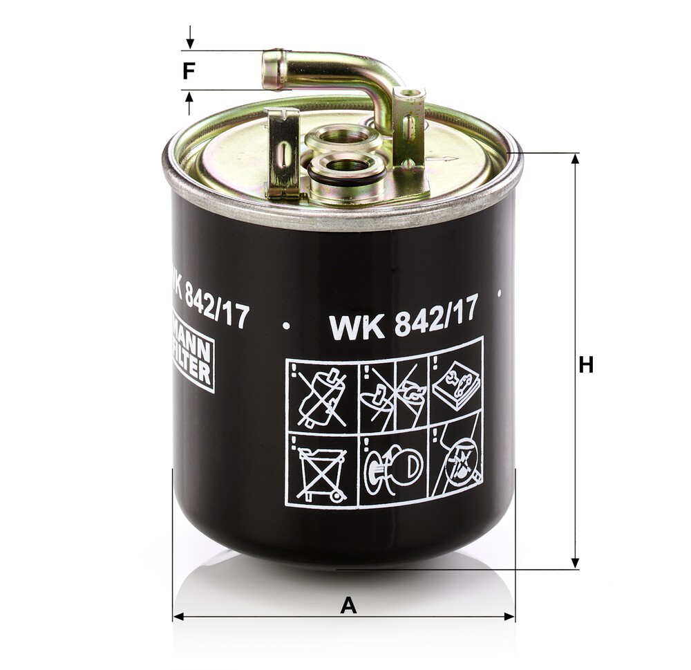 WK84217 Mann-Filter Фільтр палива