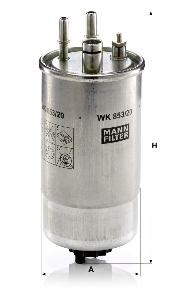 WK85320 Mann-Filter Фільтр палива