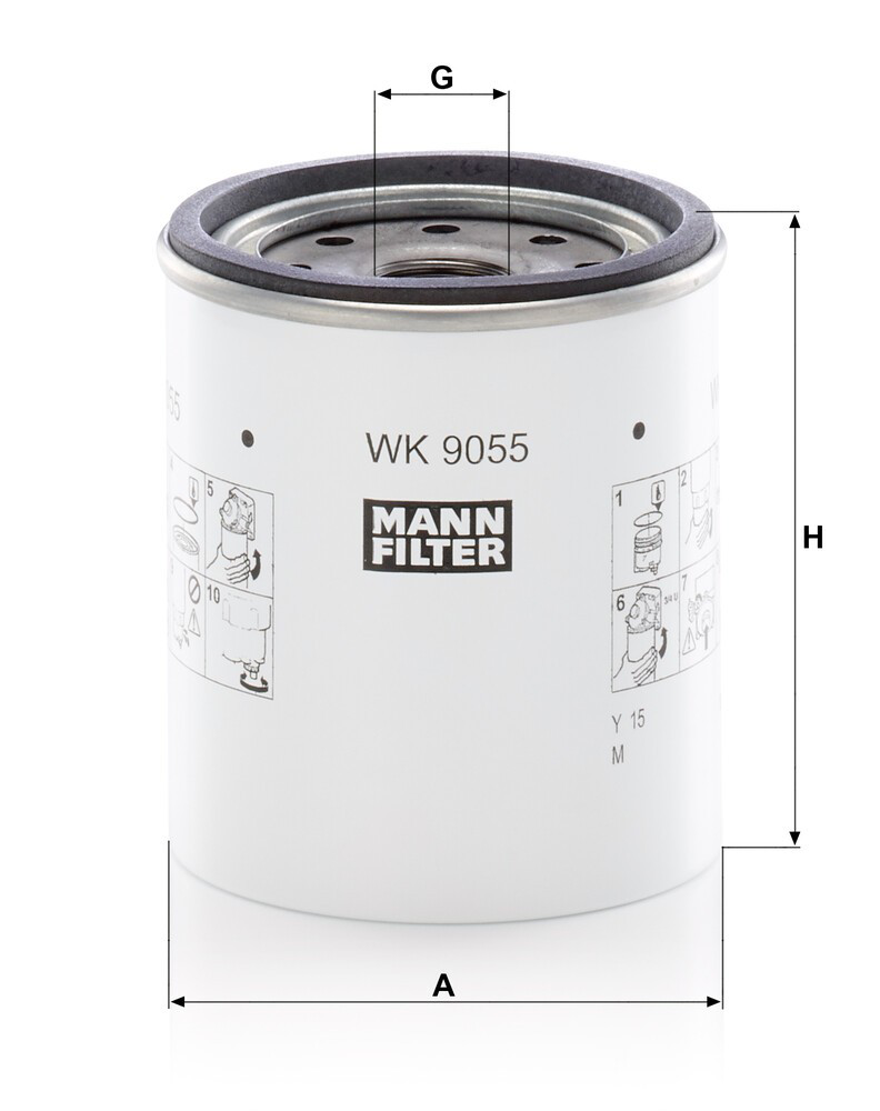 WK9055Z Mann-Filter Фільтр палива