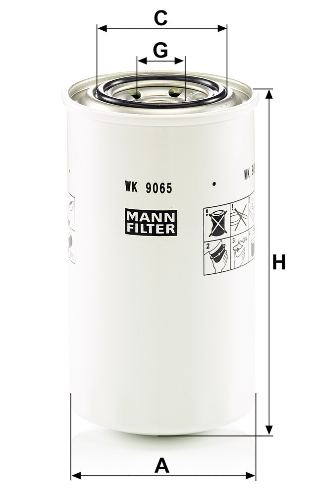 WK9065 Mann-Filter Фільтр палива