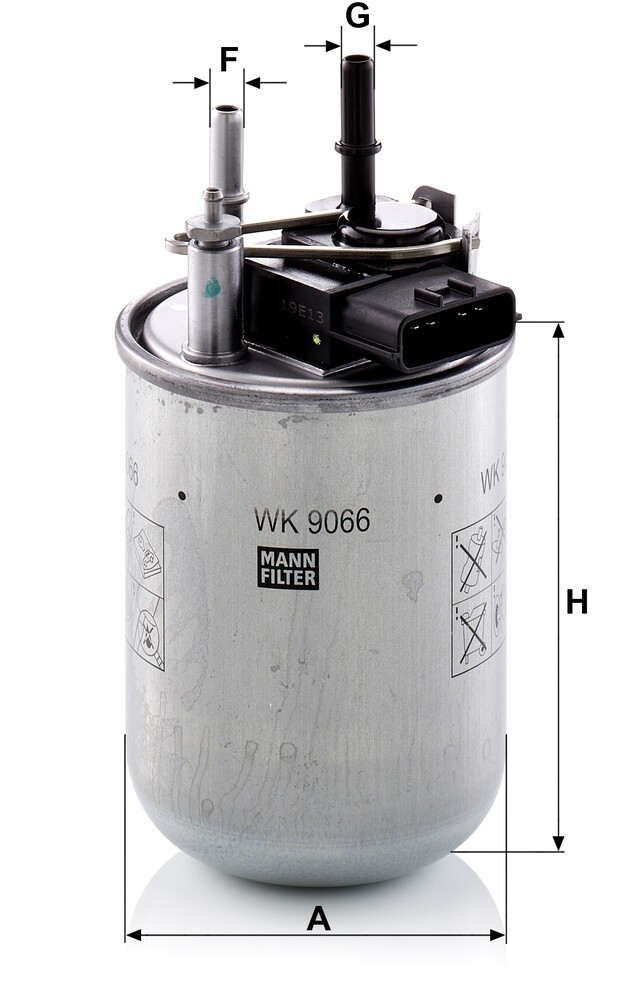 Фільтр тонкого очищення палива Mann-Filter WK9066 ціна, від 55.99 USD