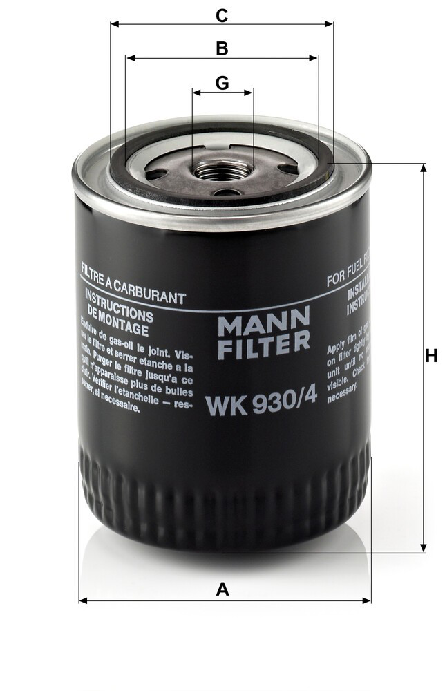 WK9304 Mann-Filter Фільтр палива