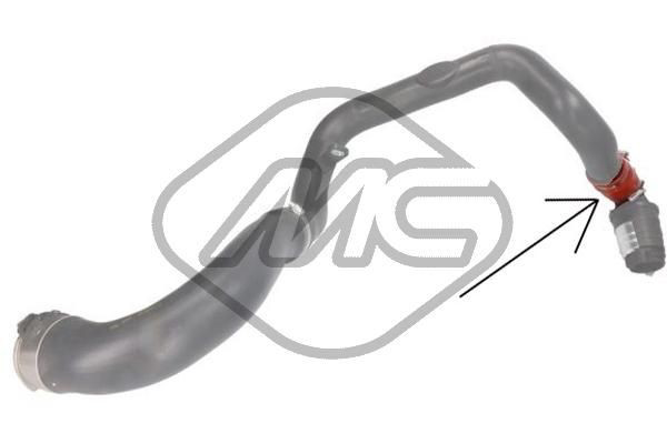 Купити 8200730589C Renault (RVI) Шланг/патрубок интеркуллера