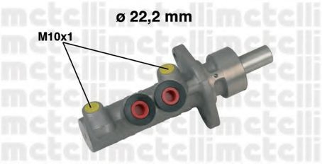 Купити Головний гальмівний циліндр Volkswagen Polo III 6KV2