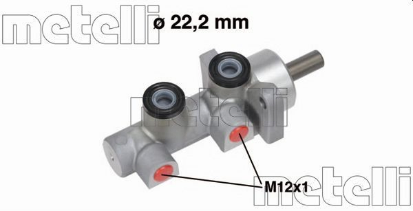 Циліндр головний гальма (Гідротормоз) ABS 41444 ціна, від 45.82 USD