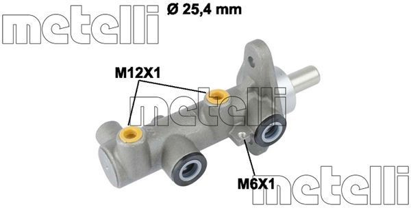 050818 Metelli Циліндр гальмівний, головний