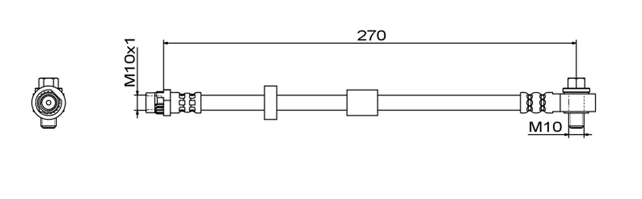 32301021 Volvo Шланг гальмівний задній