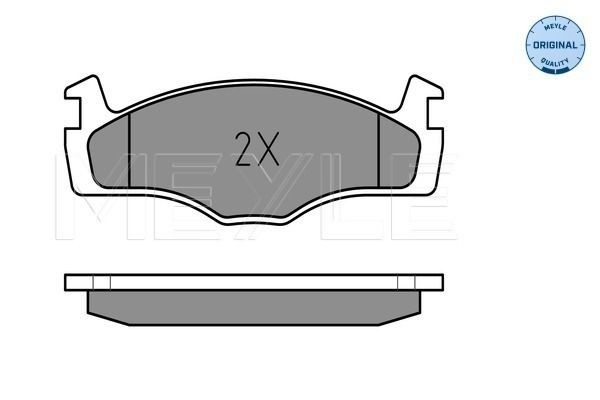 Передні гальмівні колодки на Seat Cordoba  6K2, C2