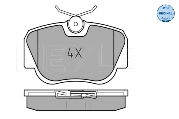 Передні гальмівні колодки на Mercedes C 190 W201