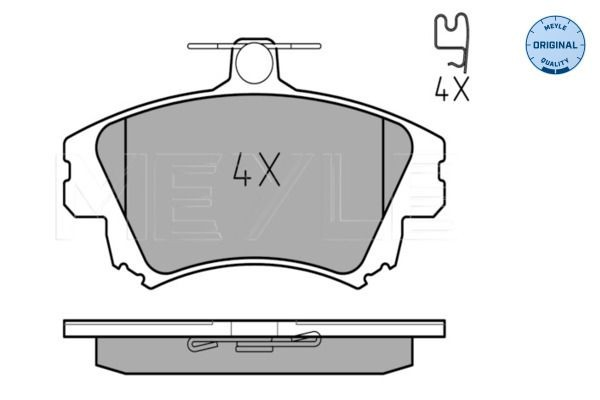 Гальмівні колодки Volvo S40 I седан (VS) (1995 - 2003) ціна, від 16.46 USD