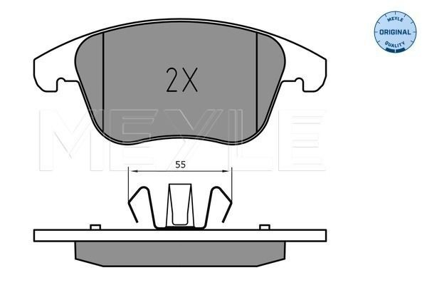 Передні гальмівні колодки на Ford Fusion  CD