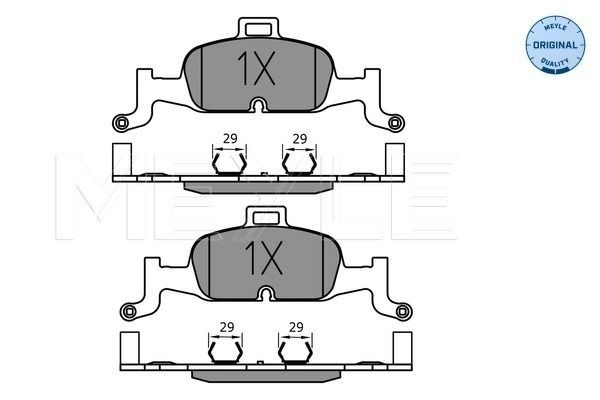 Передні гальмівні колодки на Audi A5 Sportback F5A, F5F