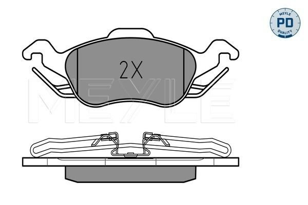  Передні тормозні колодки Ford Focus 1