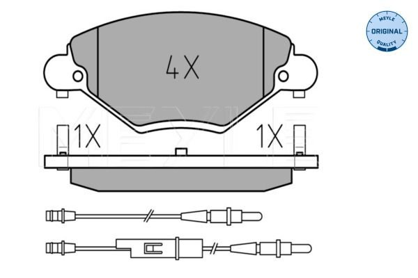 Гальмівні колодки Citroen C5 I універсал (DE) (2001 - 2004) ціна, від 29.25 USD