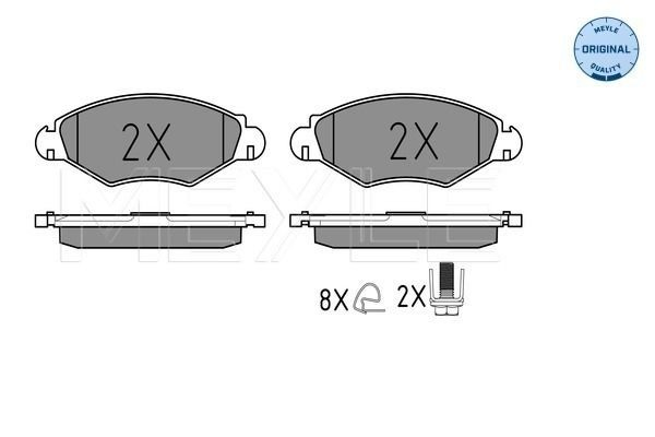 Гальмівні колодки Peugeot 206 хетчбек (2A/C) (1998 - 2008) ціна, від 17.25 USD
