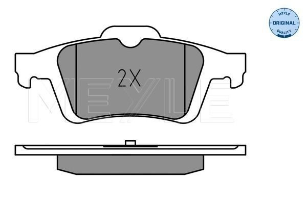 Задні гальмівні колодки Saab 9-3 седан (YS3F) (2002 - 2015) ціна, від 22.81 USD