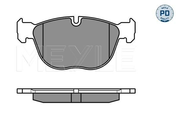 Гальмівні колодки Meyle 0252417019PD ціна, від 63.47 USD