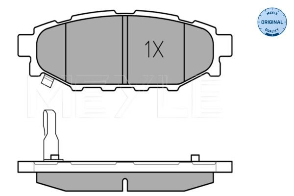Колодки гальмівні задні, дискові на Subaru Forester III S12, SH