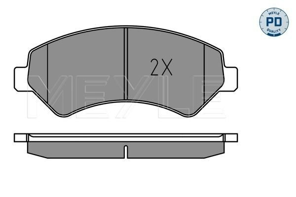986494799 Bosch Передні гальмівні колодки