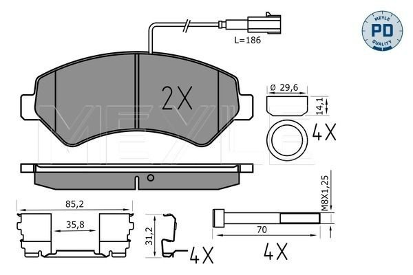 Гальмівні колодки Bosch 986494799 ціна, від 33.00 USD
