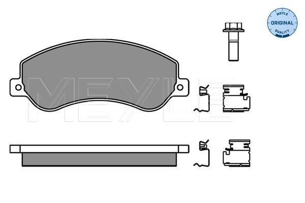  Передні тормозні колодки Ford Transit 6