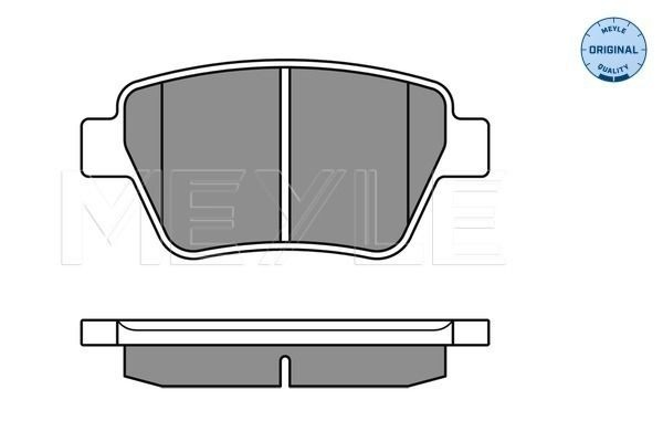 Задні гальмівні колодки Volkswagen Jetta V седан (1K2) (2004 - 2010) ціна, від 61.55 USD