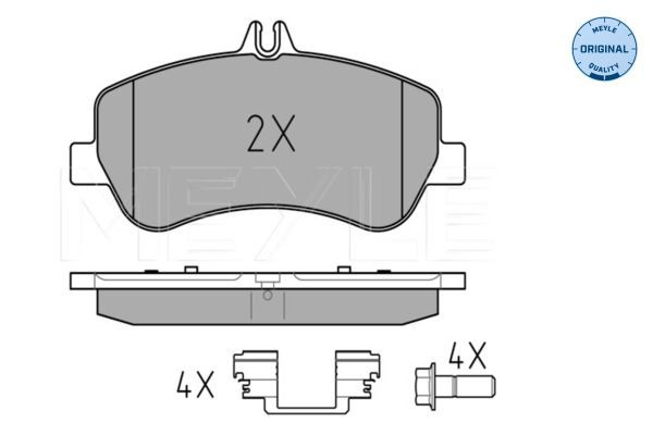 Гальмівні колодки Mercedes GLK позашляховик (X204) (2008 - 2015) ціна, від 133.21 USD