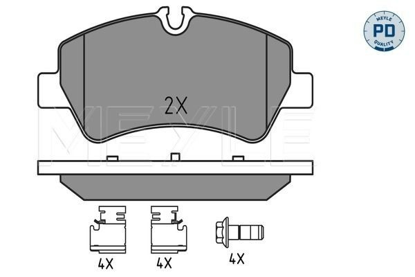 Задні гальмівні колодки Ford Transit 7