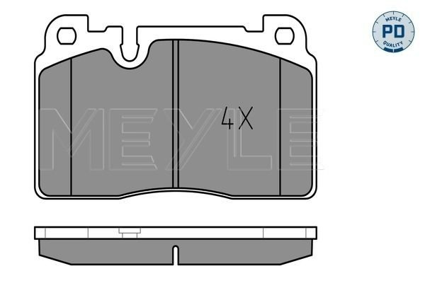 Передні гальмівні колодки на Audi A6 C7 4G2, 4GC