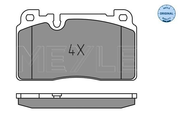 Передні гальмівні колодки на Audi A6 C7 4G2, 4GC