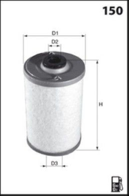 Фільтр тонкого очищення палива Mercedes A0000650615 ціна, від 2.86 USD