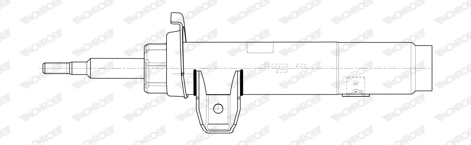 Купити 7515GR Magneti Marelli Амортизатор передній, правий
