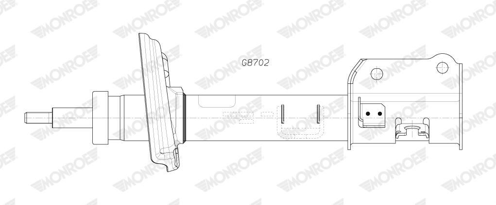 Стійка задня, ліва Monroe G8702